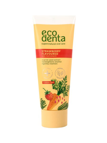 eco denta GREEN LINE Kids Zahnpasta mit Erdbeergeschmack