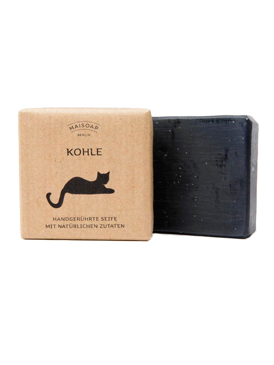 Maisoap Berlin handgerührte Kohle Seife