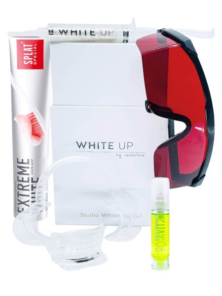 START UP Bleaching Premium Set mit WHITE UP Gel