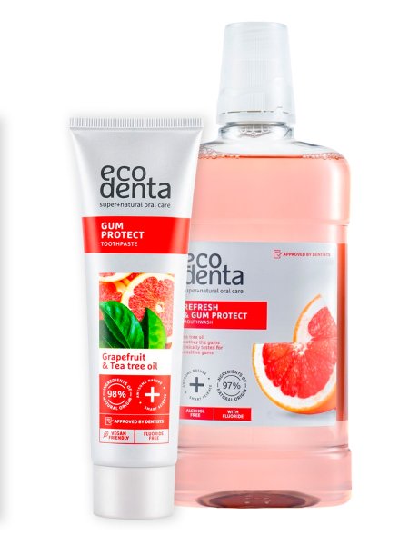 ecodenta refresh & gum protect Set