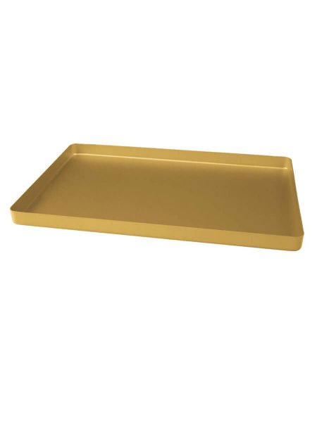 Alu Normtray ungelocht gold