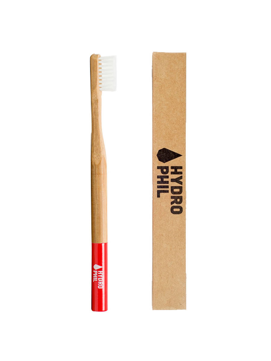 Hydrophil sustainable toothbrush RED medium